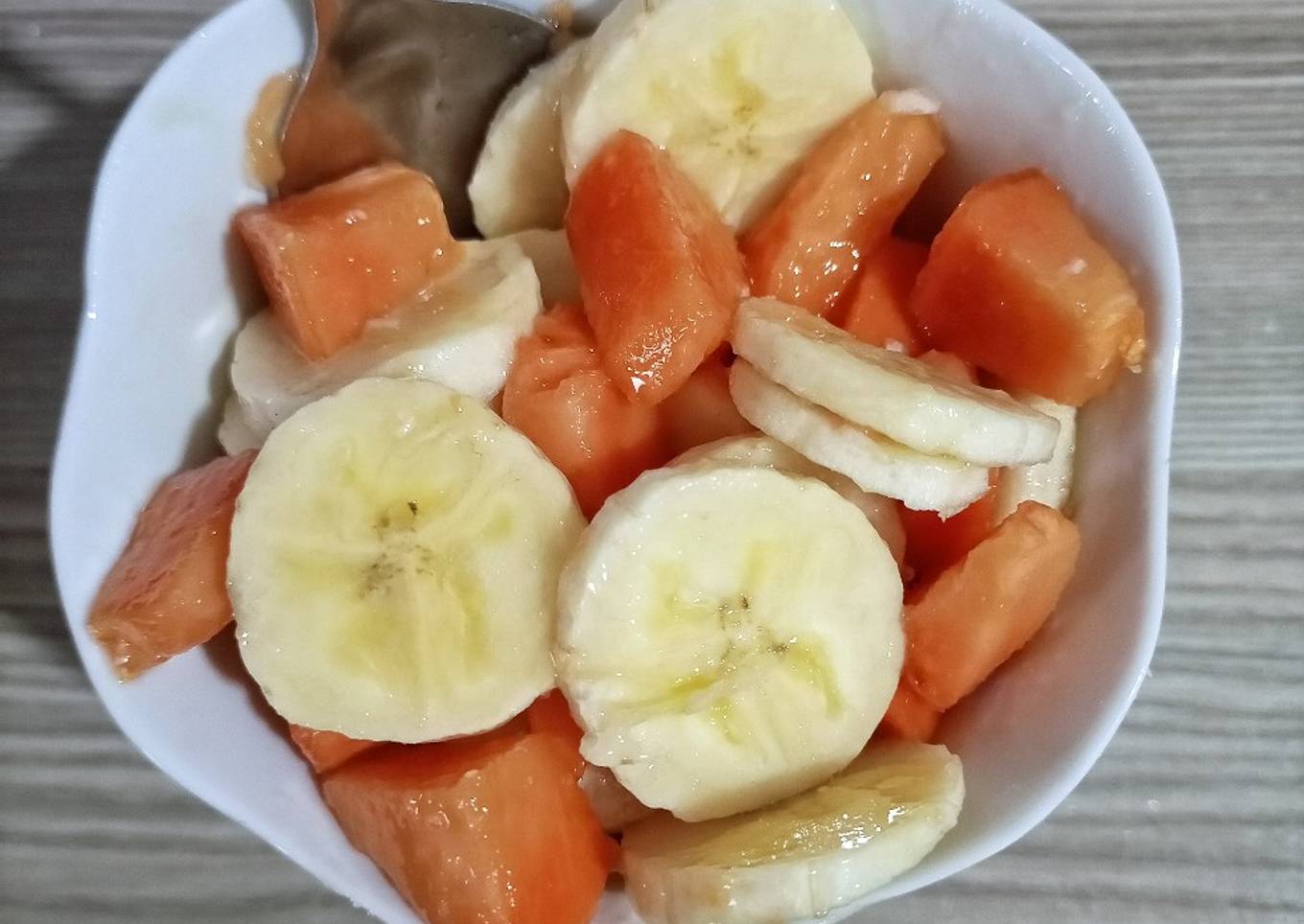 Banana -pawpaw salad