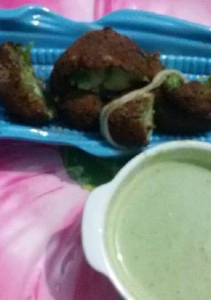A picture of Hara bhara kababs.