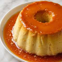 Una foto de Flan casero