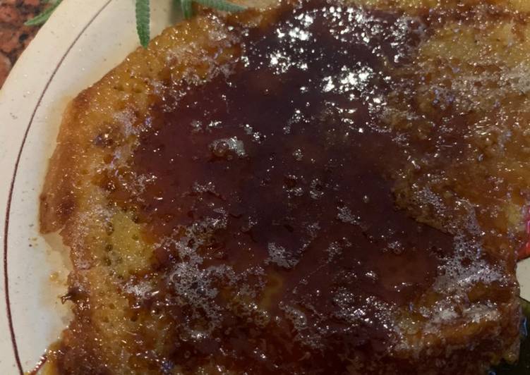 CRÊPE ACARAMELADO con harina de garbanzo (sin gluten y muy nutritiva)