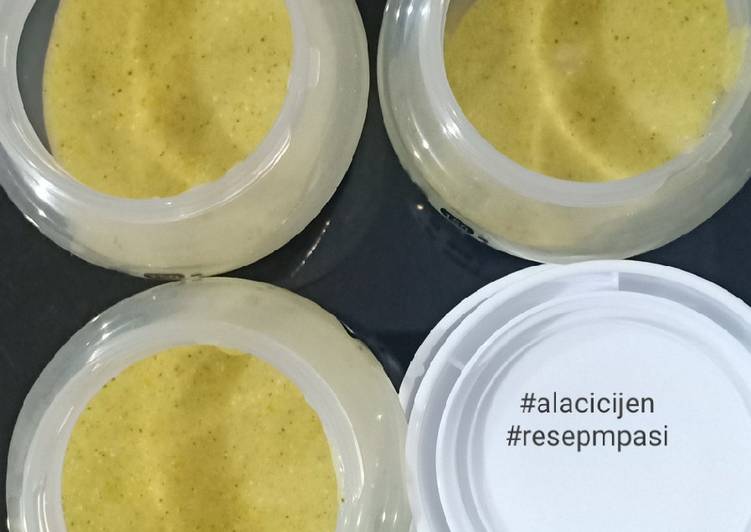 Resep: Di RumahBubur Saring: Brokoli Edamame Wortel