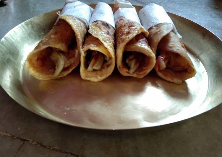 Easiest Way to Prepare Perfect Kolkata style eggroll