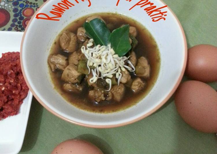 Rawon Ayam super praktis