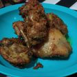 Ayam goreng tanpa diungkep