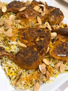 صورة لوصفة الدجاج التندوري مع الأرز الهندي