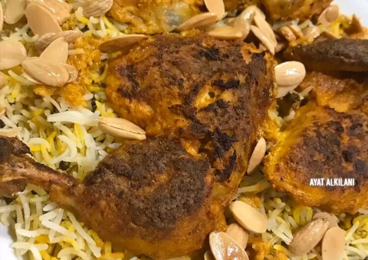الدجاج التندوري مع الأرز الهندي