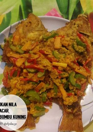 Foto resep Ikan Nila Acar Bumbu Kuning