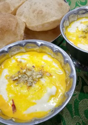 A picture of Creamy Coconut Shrikhand.