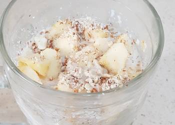 Easiest Way to Prepare Yummy Over night apple and cinnamon oats weekwhite