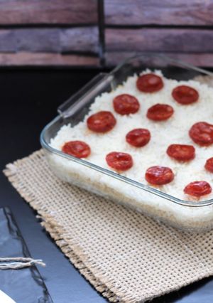 Foto de Empadão de carne e arroz