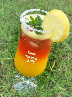A picture of 🍹🌅Sunset Mocktail🌅🍹(non-alcoholic).
