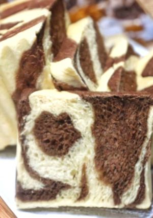 Foto resep Chocolate marble - Shokupan
