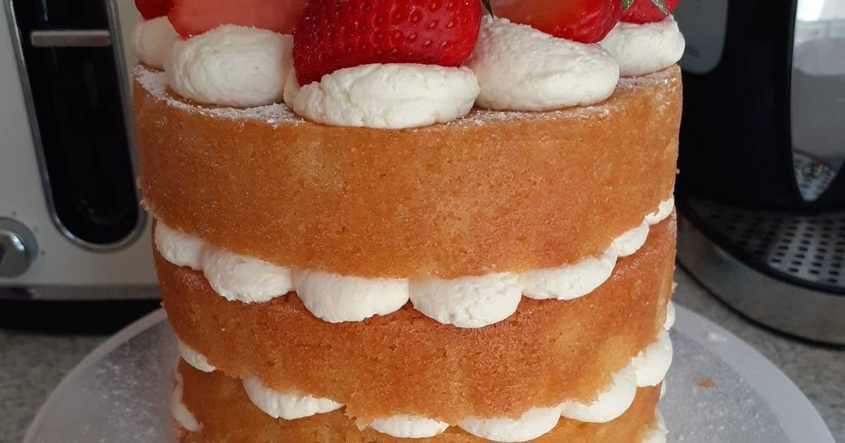 305 easy and tasty double cream cake recipes by home cooks Cookpad