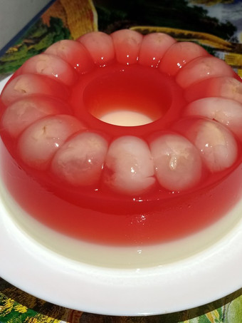 Resep Puding Leci Lapis Susu Bunda Pasti Bisa
