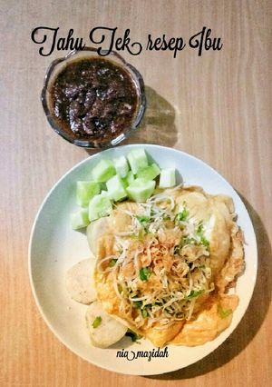 Foto resep Tahu Tek resep Ibu