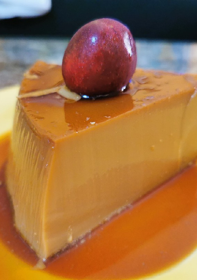 Una foto de Flan de chocolate!!!