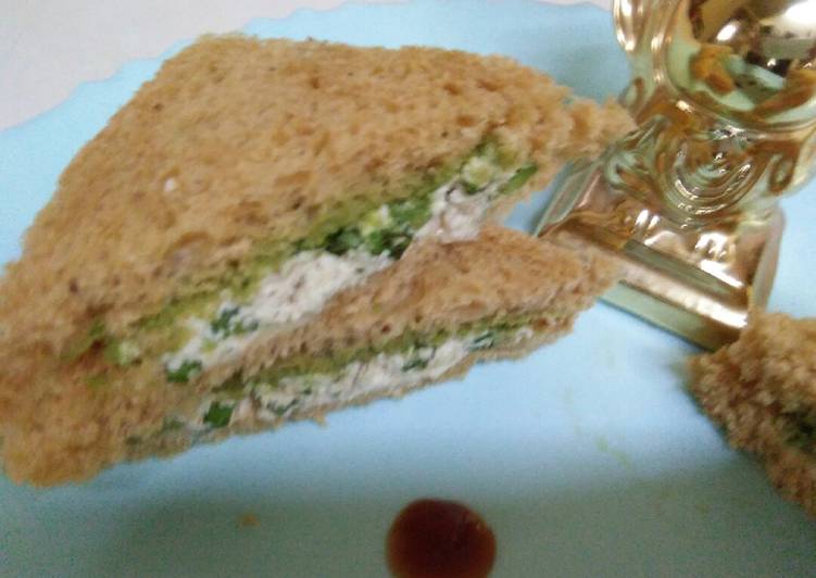 Paneer veg sandwich