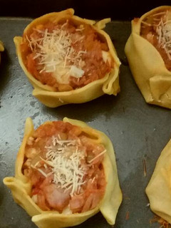 Una foto de Canastitas gallegas de atún