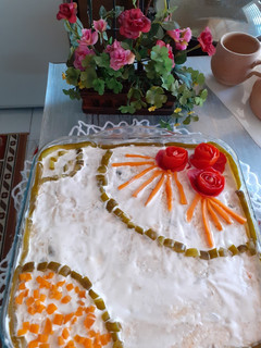 عکسی از دستور سالاد الویه