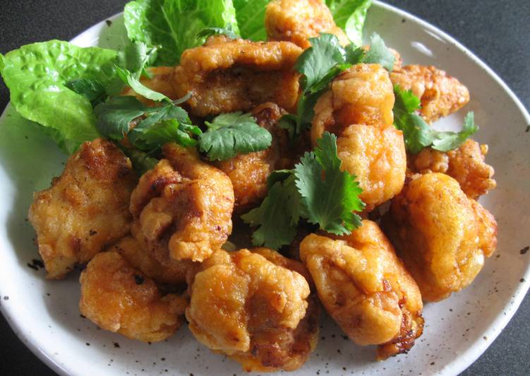 Simple Way to Prepare Homemade Tom Yum Fried Chicken