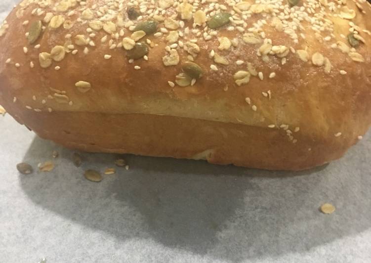 Simple Way to Make Super Quick Homemade Multigrain sandwich bread