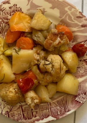 O poză a rețetei Legume la cuptor.