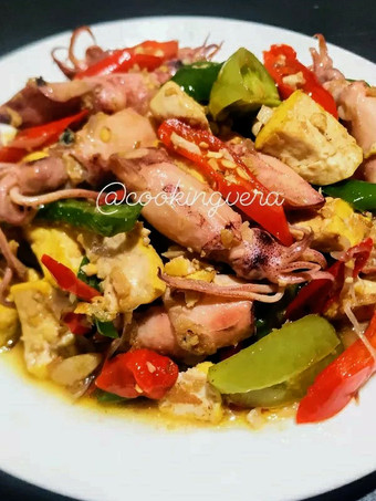 Resep Tumis Tahu Cumi Asin Cabe Ijo Ekonomis