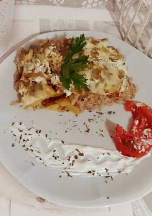 Rakott padlizsán darált hússal recept fotója