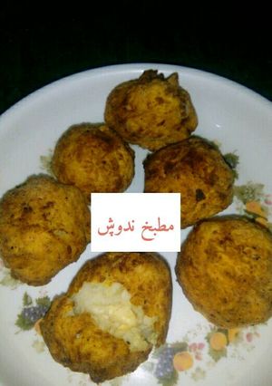 صورة لوصفة كرات البطاطس بالجبن 😉👌