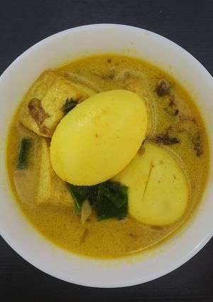 Foto resep Sayur kari tahu telur betawi