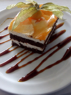 Una foto de Tarta de naranja.