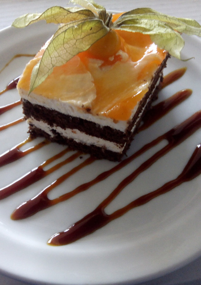 Una foto de Tarta de naranja.