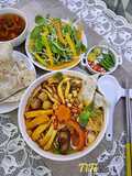 Vegetarian Mi Quang Noodles