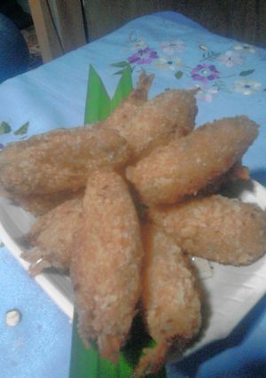 Foto resep Udang slimut perkedel kriuk