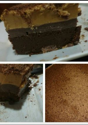 Una foto de Cheesecake chocolatoso fácil