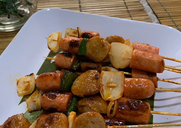 Sate simple saus bbq