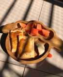 Bánh Sandwich nướng nhân táo - BLW