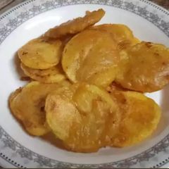Straight Aloo pakora A picture of Straight Aloo pakora.