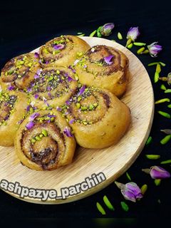 عکسی از دستور رول دارچینی با فر دستساز 🌸