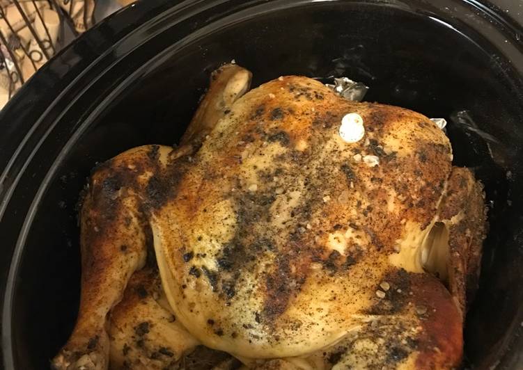 Recipe of Super Quick Homemade Slow Cooker Whole Chicken