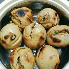 A picture of Rajasthani Aloo Matar Baati - Delicious Rajasthani Bati Recipe.