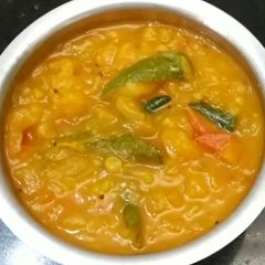 A picture of Poori Masala/ Potato Masala.