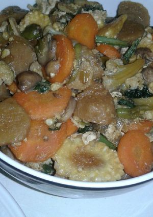 Foto resep Capcay kuah telur