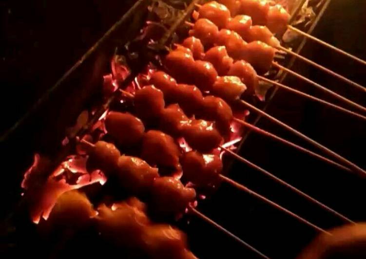 Bakso ayam bakar