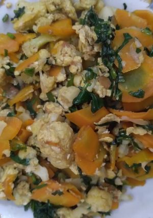 Foto resep Tumis sayur campur telur
