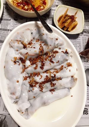 Hình của món Bánh cuốn keto.