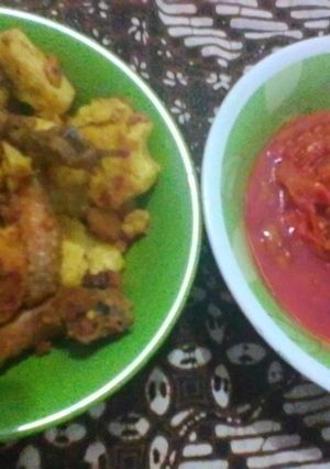 Foto resep Ayam Penyet Sambel Asam Udang Manis