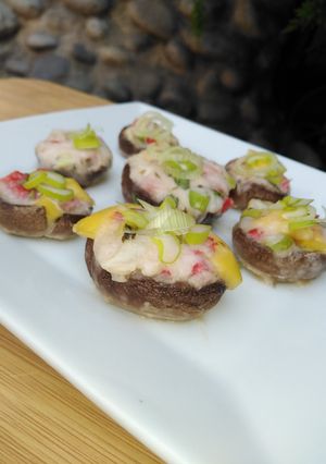 Una foto de Champiñones al horno apto aplv