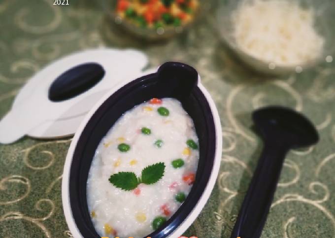 Cara Gampang Menyiapkan Plain Bread porridge, Lezat