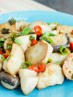 簡易家常菜】椒鹽杏鮑菇 的食譜成品照片